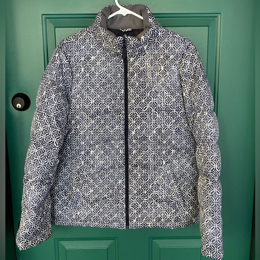 Lands End M Down puffer jacket